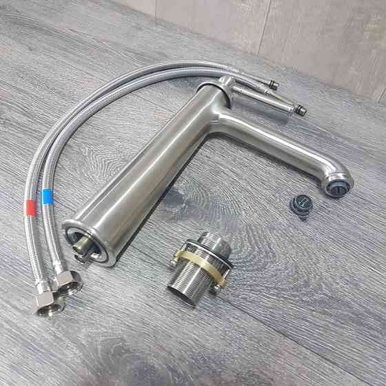 Змішувач для раковини високий Imprese Hydrant ZMK031806011 сатин Київ