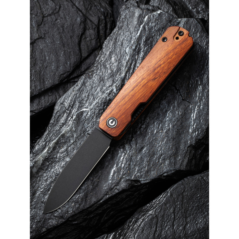 Ніж складаний кишеньковий Civivi Sendy, (7.2 см) Nitro-V / Guibourtia Wood Київ - фото 12