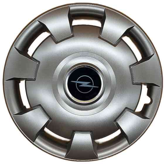 Автомобільні модельні ковпаки R13 Opel NEW 111 4шт, SJS, сріблясті Київ