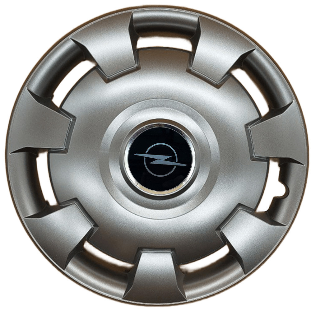 Автомобільні модельні ковпаки R13 Opel NEW 111 4шт, SJS, сріблясті Київ - фото 1