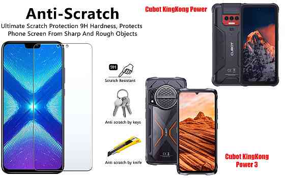 Защитное стекло NeoGlass для Cubot KingKong Power, KingKong Power 3 – ультрапрозрачное и устойчивое Киев