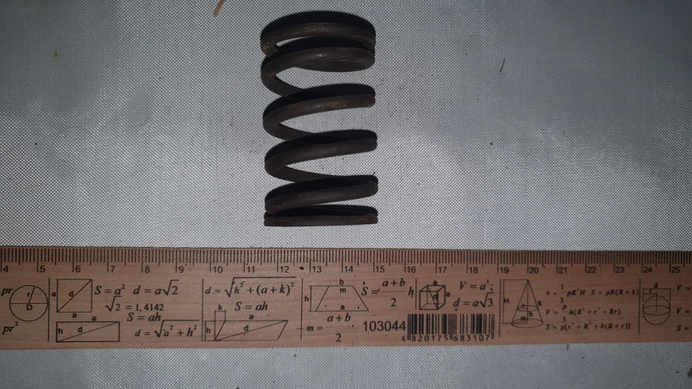 Пружина стиснення 33х52х3.5 мм. СССР. Харків - фото 2