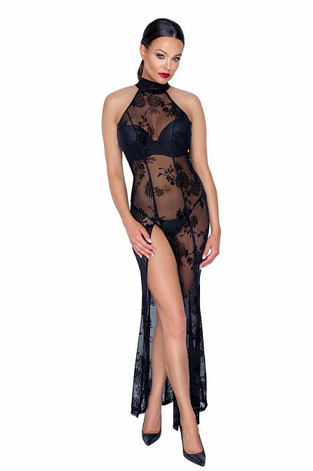 Довга сітчаста сукня Noir Handmade F239 Long tulle dress, M Sex Aura Київ - фото 3