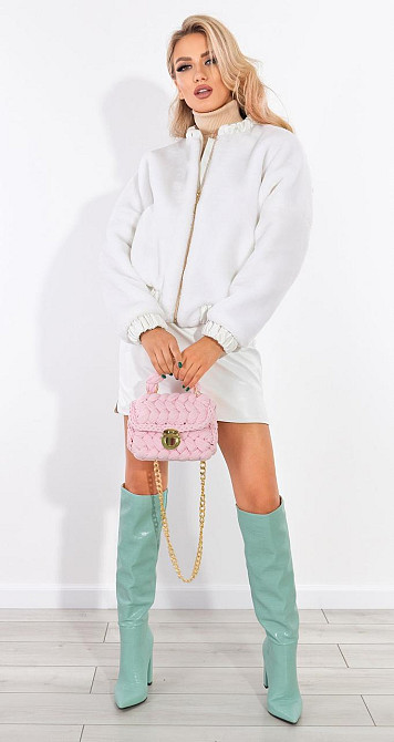 Шубка з еколяри (44) Київ - фото 4