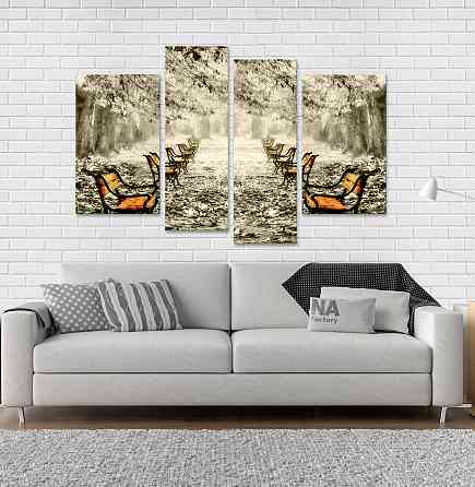 Модульна картина Осінь Парк Art-77_4 Київ