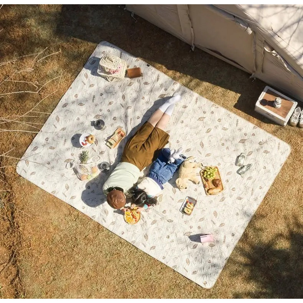 Килимок для пікніка Naturehike 270*395 CNH22DZ025, бежевий принт Київ - фото 3