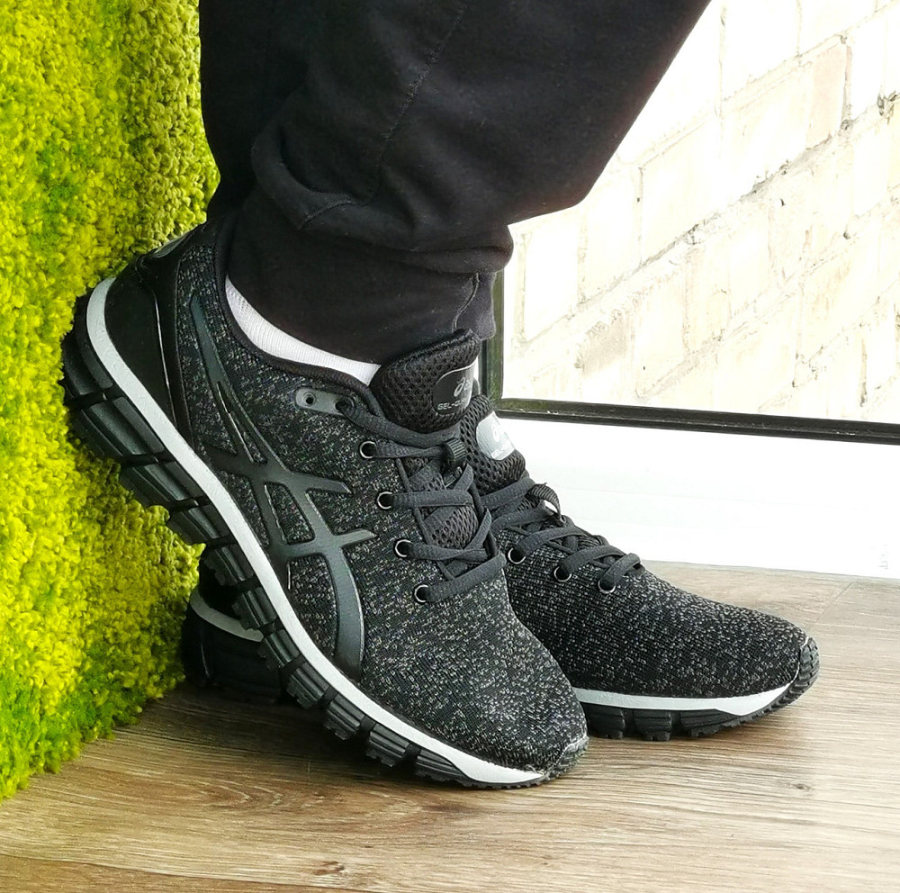 Кроссовки Asics GEL Чёрные Мужские Асикс Гель (размеры: 41,42,43,44,45,46) Видео Обзор Днепр - изображение 9