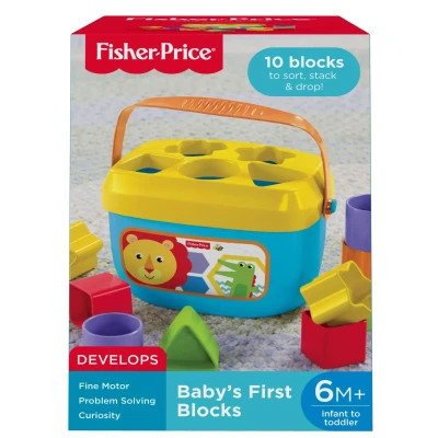 Розвиваюча іграшка Fisher-Price Відерце з кубиками Яскраве (FFC84) Вінниця - фото 4