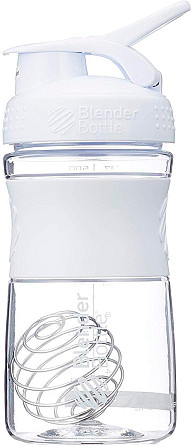 Шейкер спортивний (пляшка) BlenderBottle SportMixer Flip 20oz/590ml White Каменское - изображение 4