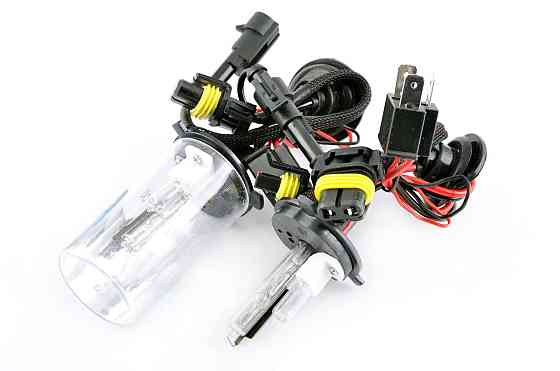 Лампы ксеноновые (пара) H4 (12V 35W DC AMP) 6000K (+ галоген) Мукачево