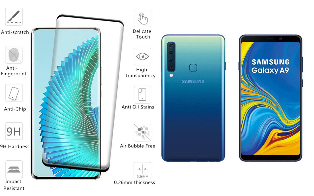 Защитное стекло HyperGlass Pro для Samsung Galaxy A9 2018 A920 – максимальная чувствительность и защита Киев - изображение 2