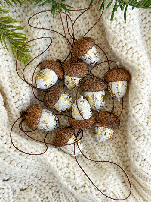 Набор желудей расписанных вручную. Киев - изображение 7