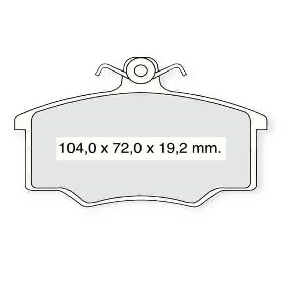 Колодки гальмівні автомобіль Ауді 100 (1976-1982) Мукачево