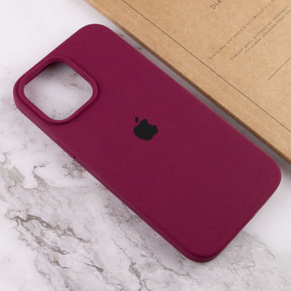 Чохол для смартфона Silicone Full Case AA Open Cam for Apple iPhone 16 35,Maroon (FullOpeAAi16-35) Київ - фото 5