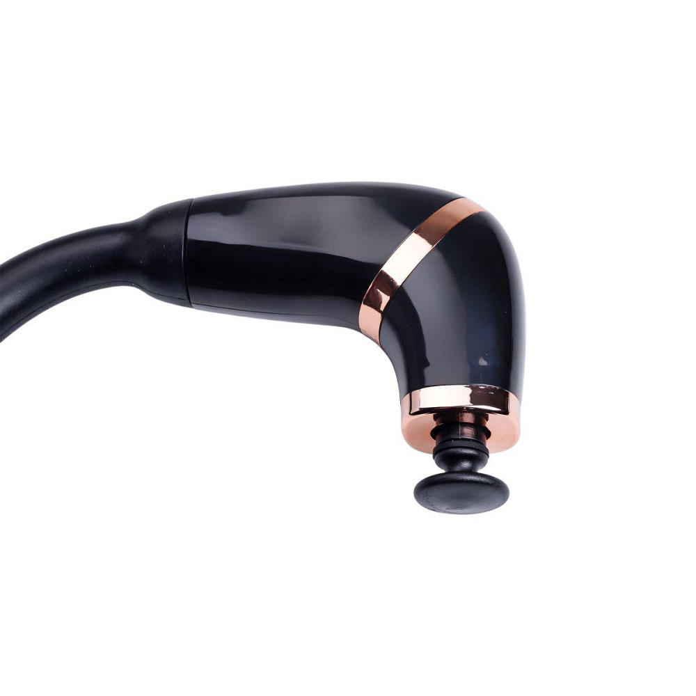 Перкуссионный ручной массажер аккумуляторный 17 Вт зарядка от USB до 3200 об/мин Черный HP-11-11B Киев - изображение 4