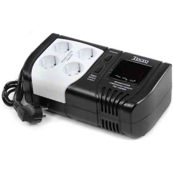 Стабілізатор напруги Tecro TRS-1000BW чорний з білим Харків
