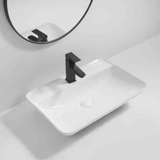 Раковина накладна Mixxus Premium BEVEL-0203 600х405х120mm з отвором під змішувач   ( MP6513 ) 34574 Харків