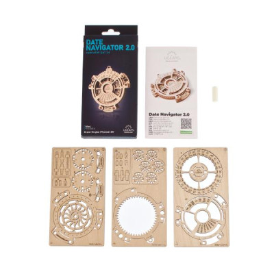 Конструктор Ugears механический 3D Навигатор дат 2.0 (70218) Винница - изображение 2