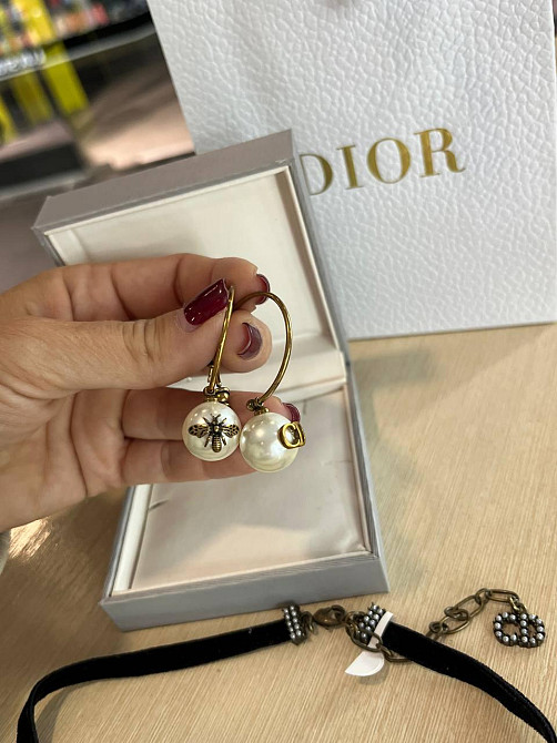 Диор серьги с жемчугом / Dior Одесса - изображение 1