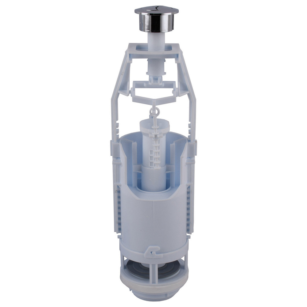 Сливной клапан бачка унитазу OPTIMUM с двойным режимом слива (хромированная кнопка) OPTI 0510 (000031462) Киев - изображение 1