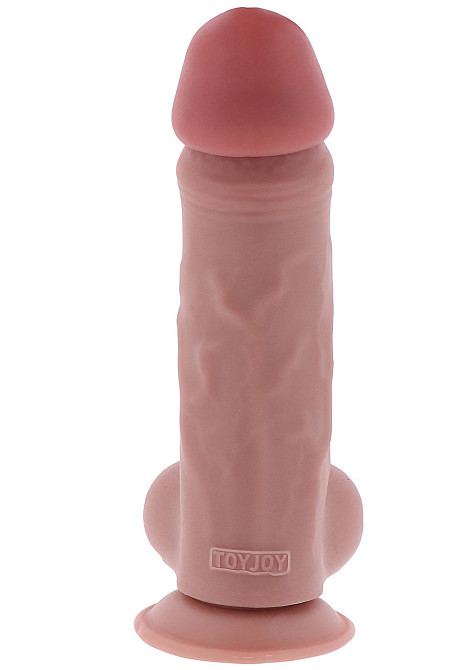 Фаллоимитатор с мошонкой Deluxe Dual Density Thick Dildo TPE 23 cm Sex Aura Киев - изображение 4