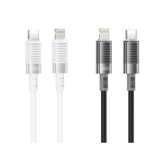 Кабель XO Brushed Silicone USB to Lightning 6A 1м білий Львів