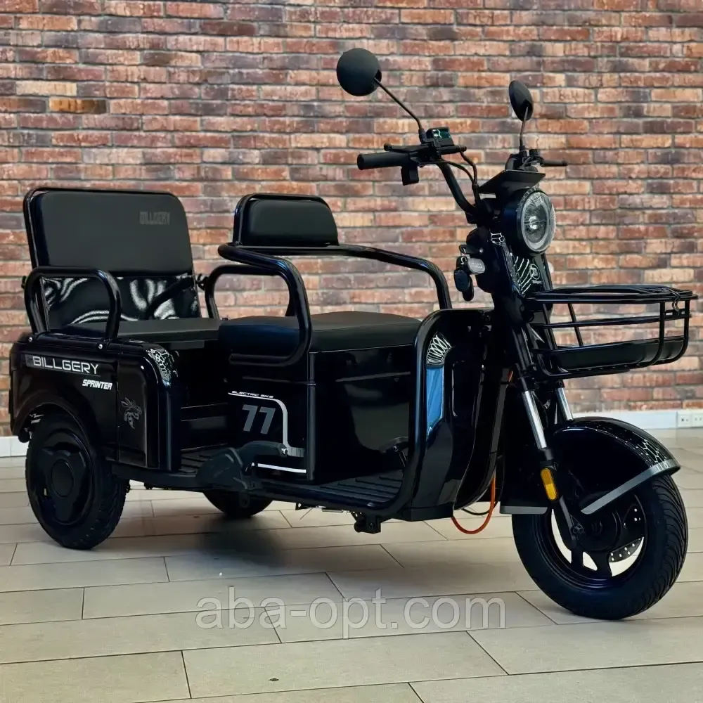 Електричний трицикл з кузовом Corso BIG S SIG7 1200W-72V-23Ah шини 10"/10" купити дешево в Україні Одеса - фото 4