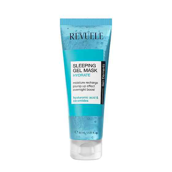 Маска для лица Увлажняющая ночная Голубая Sleeping Gel Mask Revuele 80 мл Киев