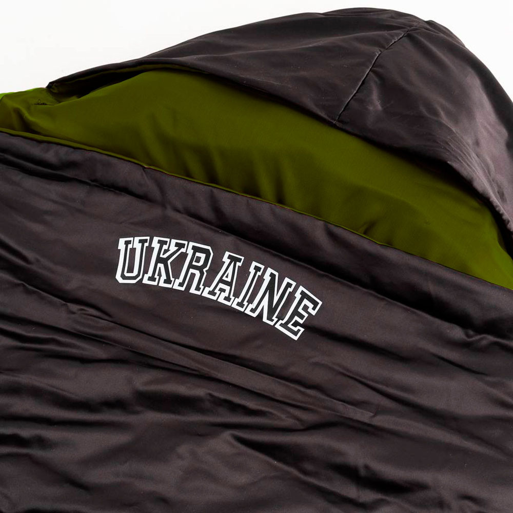 Спальный мешок тактический теплый спальный с чехлом, туристический зимний. Цвет: черный WY-40 Львов - изображение 5