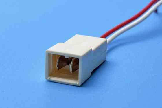 Разъём  ПАПА (внешний)   на 2 контакта, клемма 6,3 мм Харьков