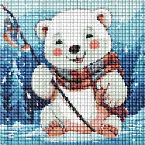 Алмазная мозаика без подрамника 