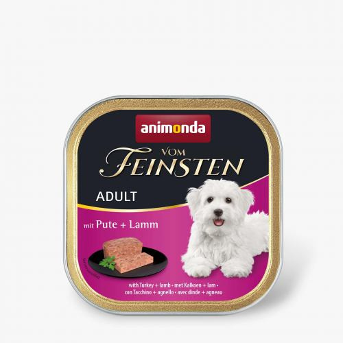 Корм вологий Vom Feinsten Adult with Turkey Lamb для дорослих собак з індичкою і ягням 150 г Київ - фото 1