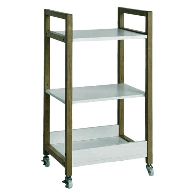 Етажерка для ванної на коліщатах "Прінцель" палісандр-зефір Миколаїв - фото 1