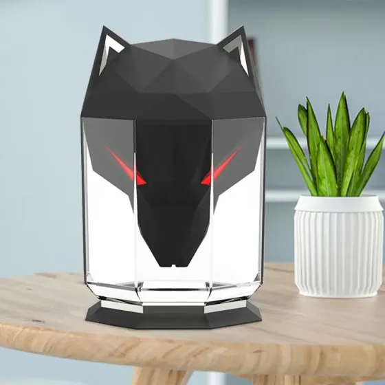 Увлажнитель воздуха портативный WOLF Air Humidifier, аромадиффузор электрический с резервуаром для эфирного масла, ультразвуковой, 650 мл Коломыя