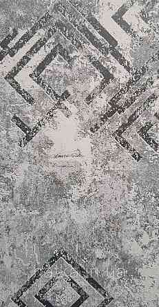 Шпалери вінілові на флізеліні Marburg Memoria 1.06х10 під старовину фігури на штукатурці чорно-сірі зі сріблом Київ