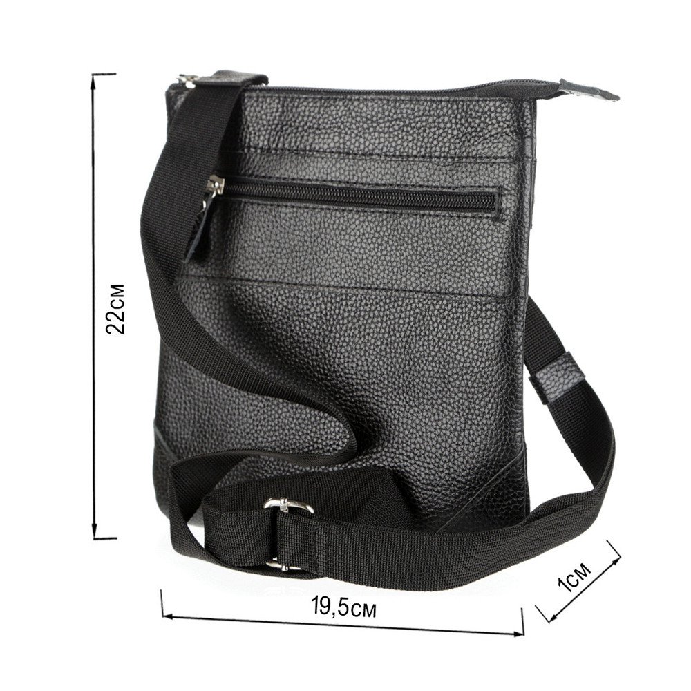 Сумка кожаная Черная (SHVIGEL) Киев - изображение 16