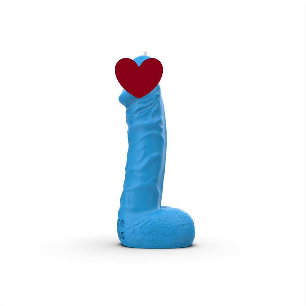 Свеча в виде члена Pure Bliss MINI Blue 15 см Sex Aura Киев - изображение 1