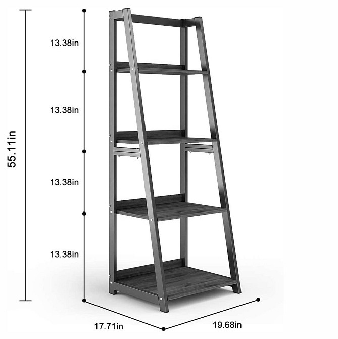 Етажерка для ванної "Рахманія" венге-терракот Миколаїв - фото 2