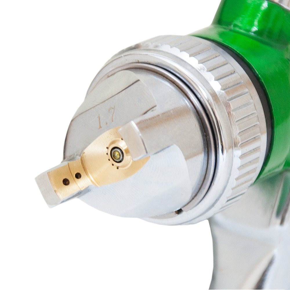 Sigma Краскораспылитель HVLP Ø1.7мм 140-280л/мин 3бар в/б (пласт) зелёный SIGMA (6812111) Коломыя - изображение 2