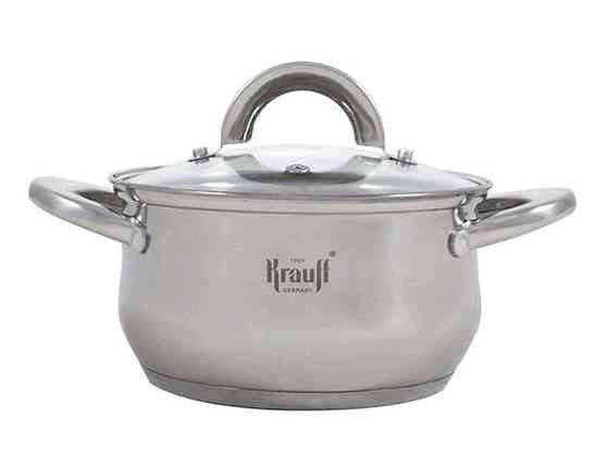 Каструля з кришкою 5,8л 24см 26-238-077 ТМ KRAUFF Київ