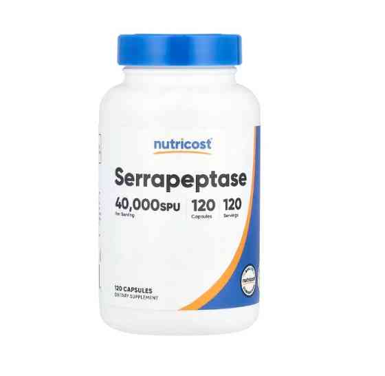 Серрапептаза Nutricost Serrapeptase 40,000 SPU 120 Capsules Луцьк