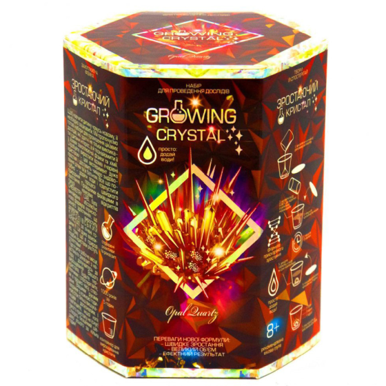 Ігровий набір для вирощування кристалів GRK-01 GROWING CRYSTAL  Опал Вінниця