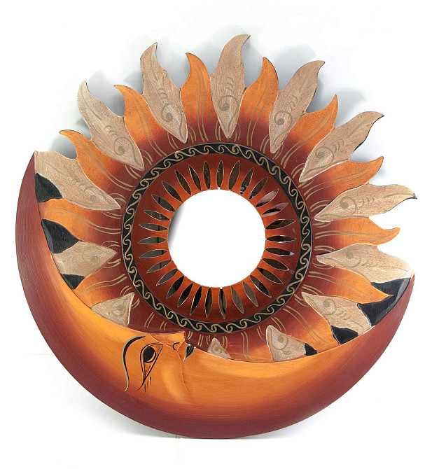 Зеркало настенное декоративное Солнце и луна Киев - изображение 1