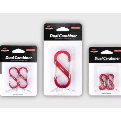 Карабин туристический Naturehike S-type NH20GS004, 5см, червоний (6927595747117) Винница - изображение 3