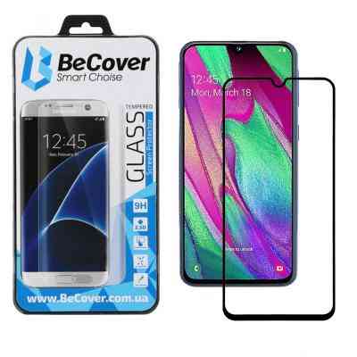 Стекло защитное BeCover Samsung Galaxy A40 SM-A405 Black (703802) Винница