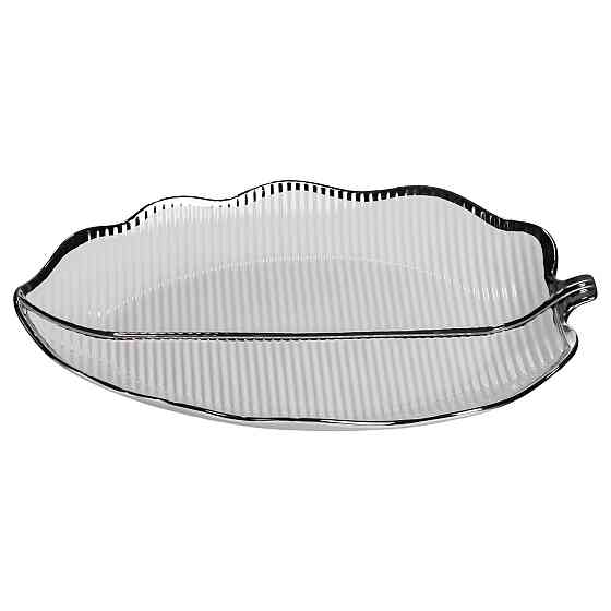 Yiwu Порцелянове блюдо для сервірування стола у формі листя 41×27×4 (см) блюдо для подавачі зак Коломия