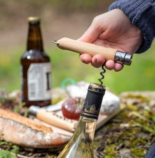 Кухонный Нож складной с штопором и открывалкой Opinel No.10 