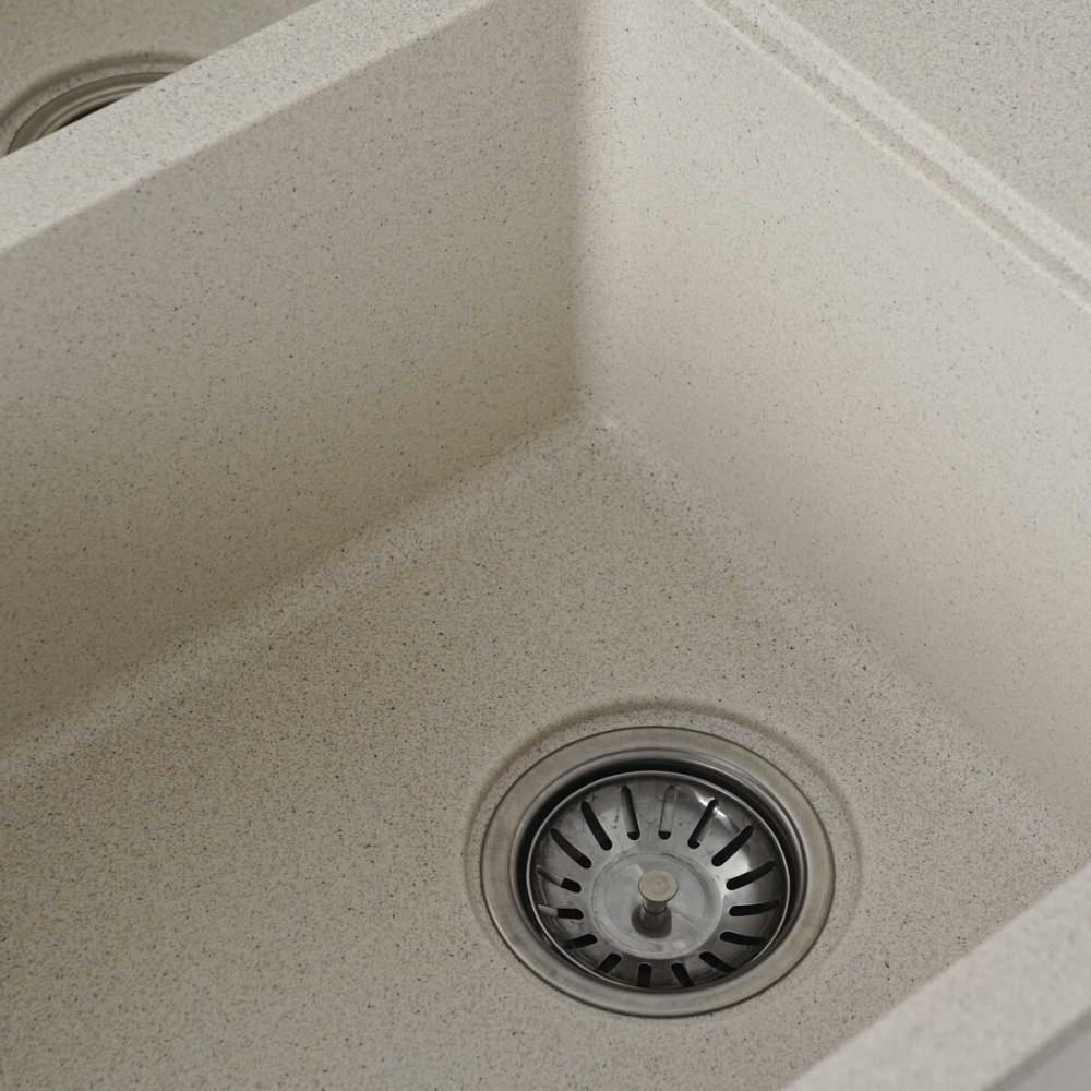 VALESO Гранітна мийка для кухні VALESO HARMONY 7850 матова Біла в крапку Киев - изображение 2