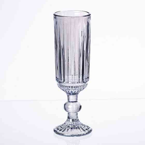 Набор бокалов для шампанского 6 штук 160 (мл) Голубой HP-19-67 Киев