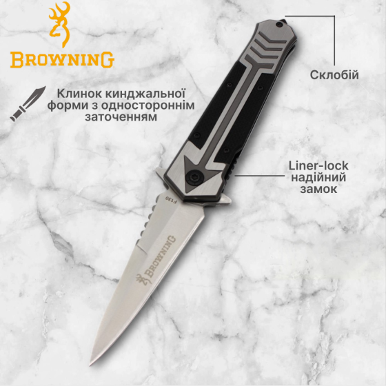 Ніж складний Browning F130 Дніпро